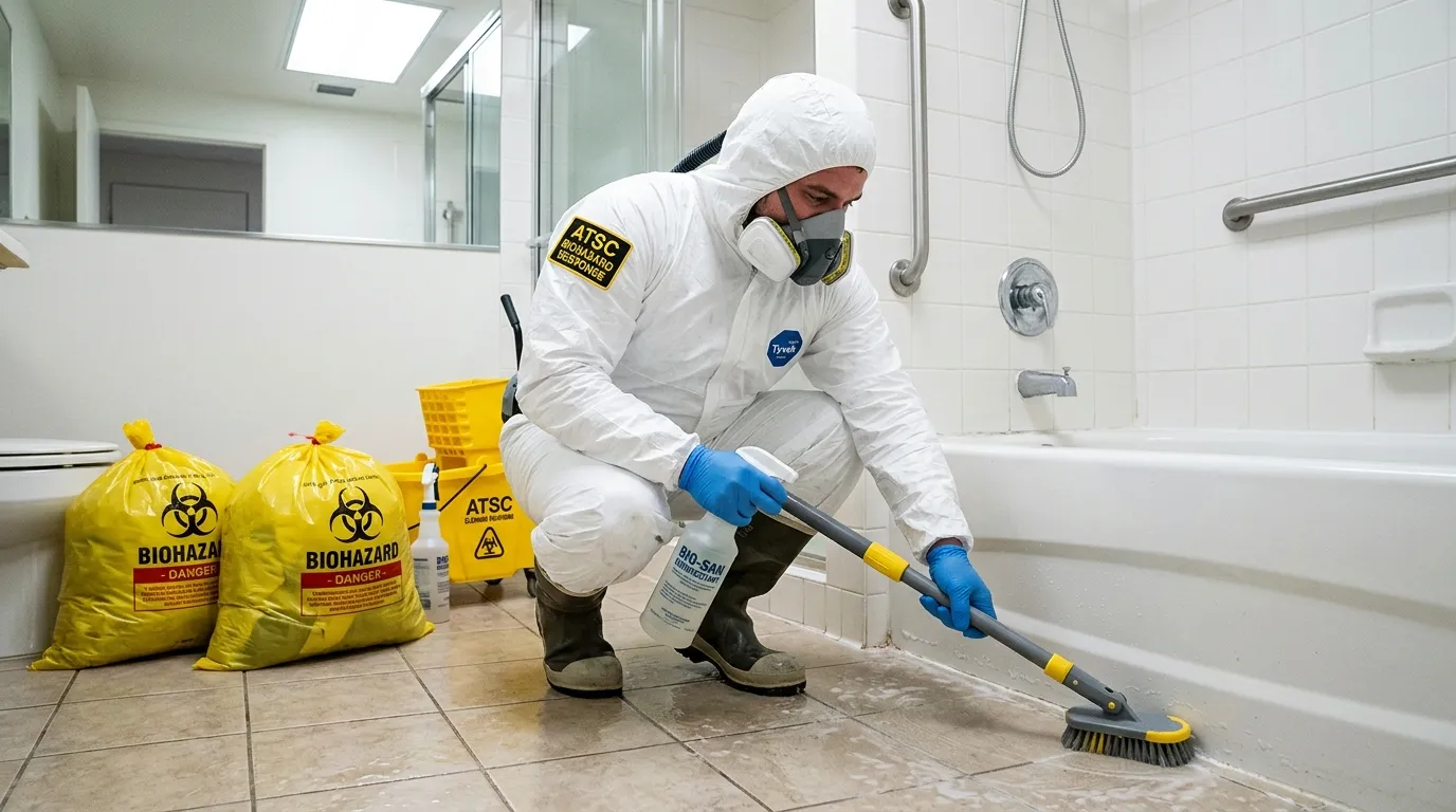 Decontamination equipment deployed for Blood Cleanup in Circleville